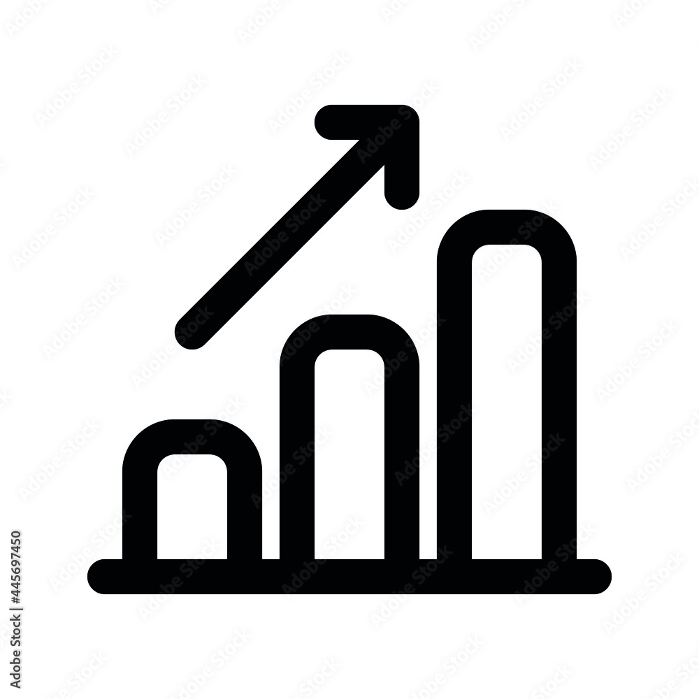 Illustration vector graphic of profit icon. Line style icon. Vector illustration isolated on white background. Perfect for website or application design. Illustration vector graphic of profit icon. Line style icon. Vector illustration isolated on white background. Perfect for website or application design.