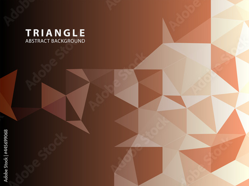 Triangle Abstract background - Vector