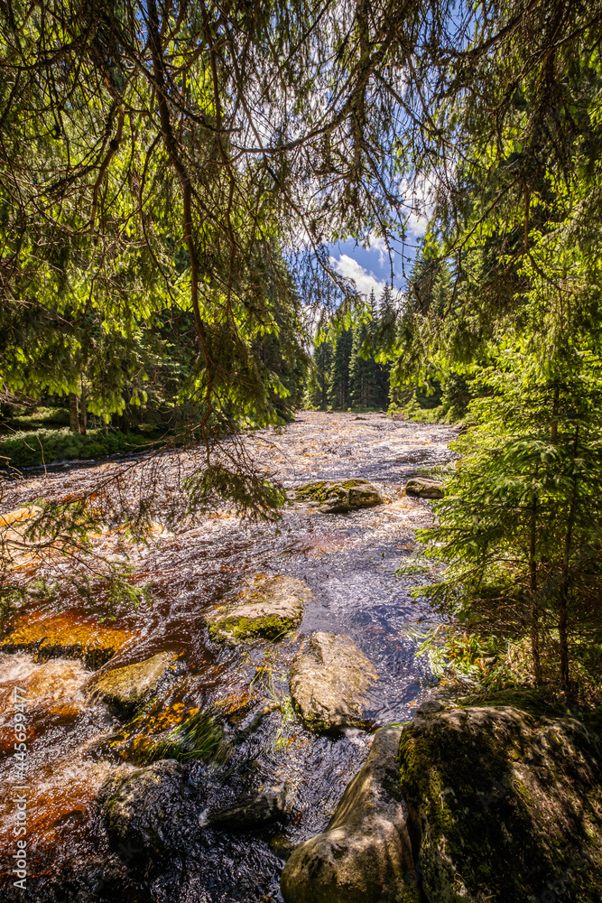 Modrava is a village in the Sumava National Park, in the district of Klatovy, 13 km southwest of Kasperske Hory.The settlement of the village of Modrava consists of two parts: Modrava and Filipova Hut Modrava is a village in the Sumava National Park, in the district of Klatovy, 13 km southwest of Kasperske Hory.The settlement of the village of Modrava consists of two parts: Modrava and Filipova Hut