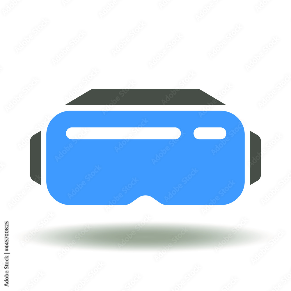 AR VR Reality Mask Vector Icon. Augmented Reality Glasses Symbol. AR VR Reality Mask Vector Icon. Augmented Reality Glasses Symbol.