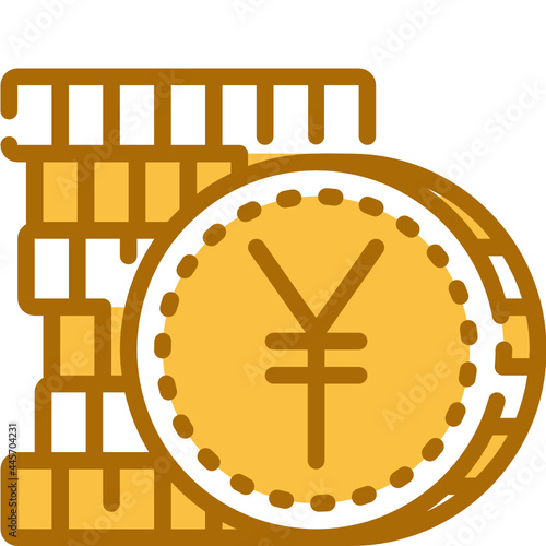 yen one color icon