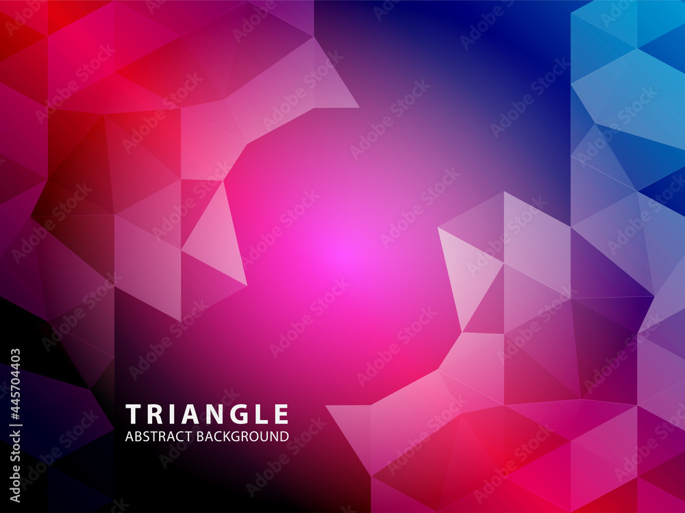 Vector of modern abstract triangular background - Vector