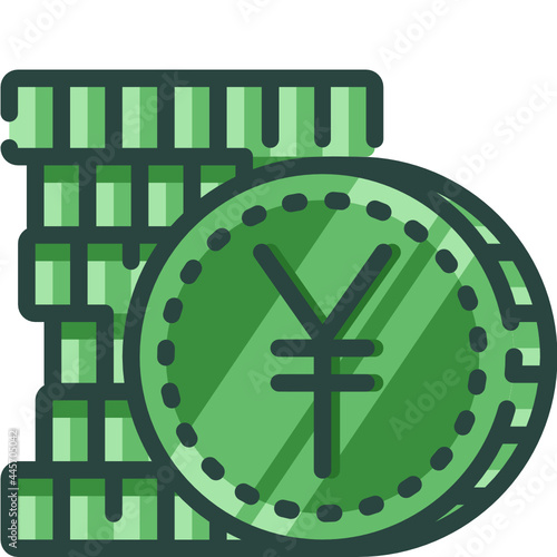 yen Two Tone icon