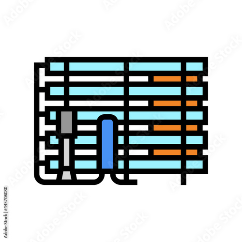 industrial water filter color icon vector. industrial water filter sign. isolated symbol illustration