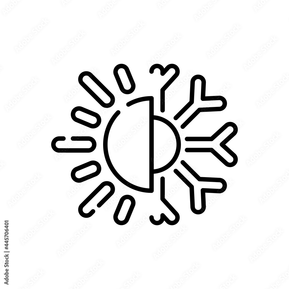 Heating vector outline icon style illustration. EPS 10 file Heating vector outline icon style illustration. EPS 10 file