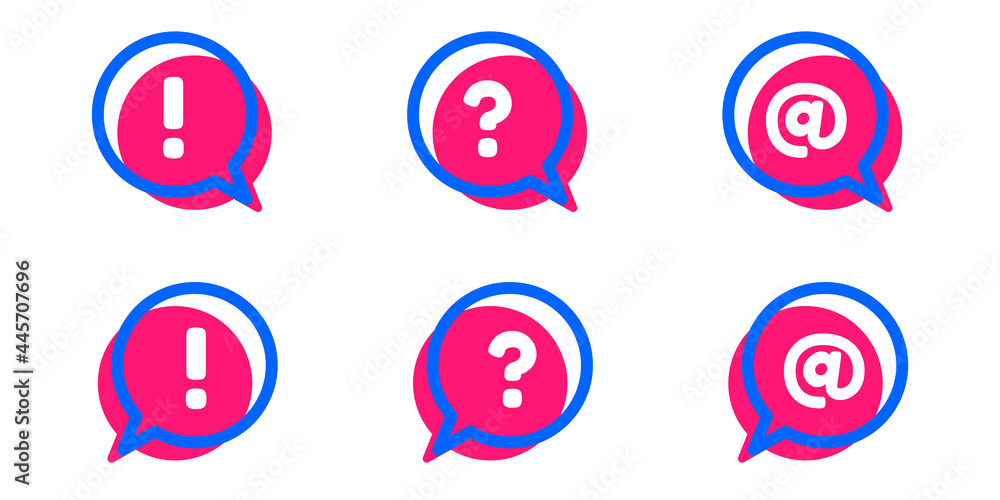 Bubble Text Icon - Amazing flat minimalist line art vector icon of a bubble chats with variety of expressions suitable for website, apps, icon, sign, assets, and illustration in general - Vector Icons Bubble Text Icon - Amazing flat minimalist line art vector icon of a bubble chats with variety of expressions suitable for website, apps, icon, sign, assets, and illustration in general - Vector Icons