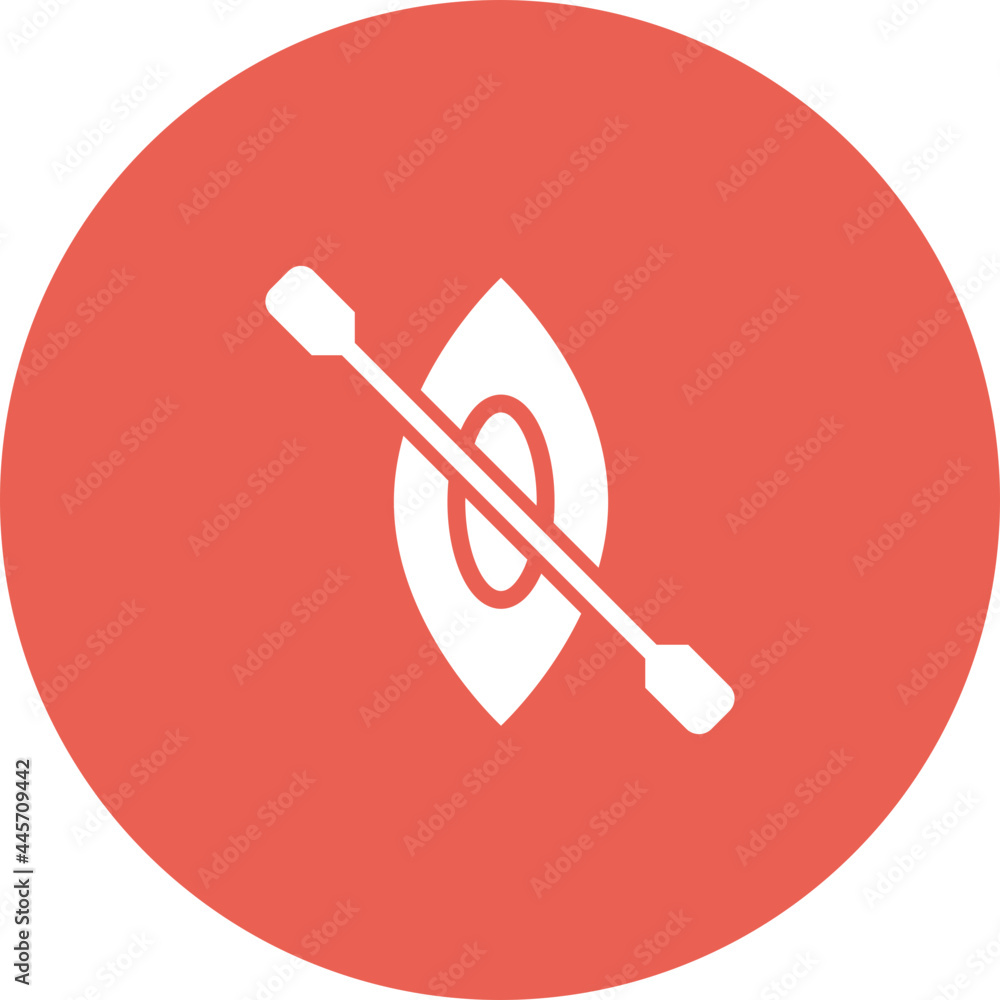 Slalom Canoe Icon Slalom Canoe Icon