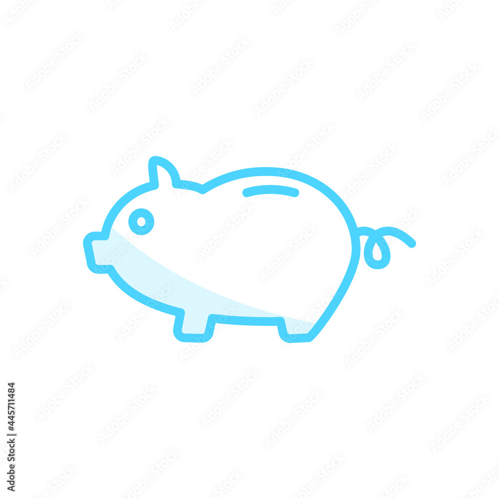 Illustration Vector Graphic of Piggy Bank icon Illustration Vector Graphic of Piggy Bank icon