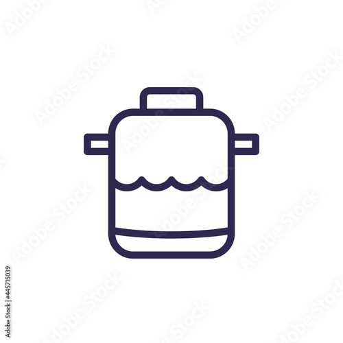 septic tank line icon, vector photo