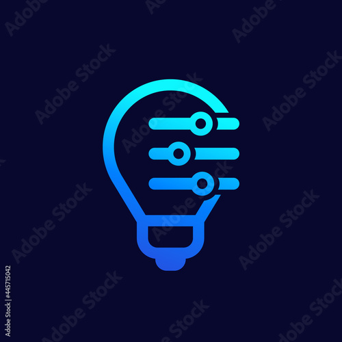 Free Download smart led light control icon - GFXLoad