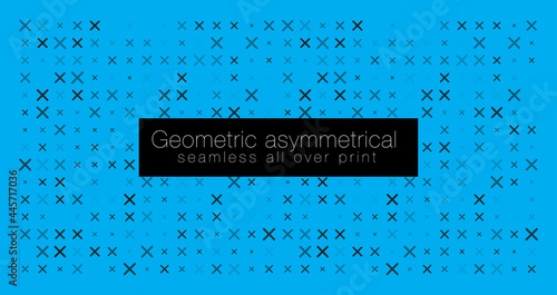 фотографія Cross asymmetrical seamless all-over print for any type of media.