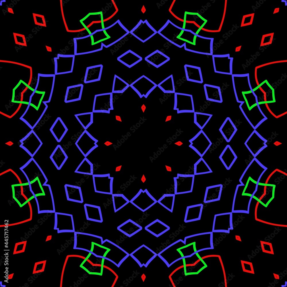 Colourful floral pattern illustration design. Colourful floral pattern illustration design.