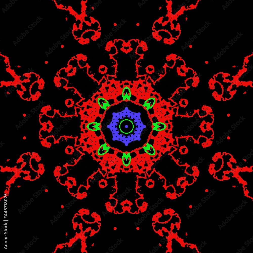 Colourful floral pattern illustration design. Colourful floral pattern illustration design.