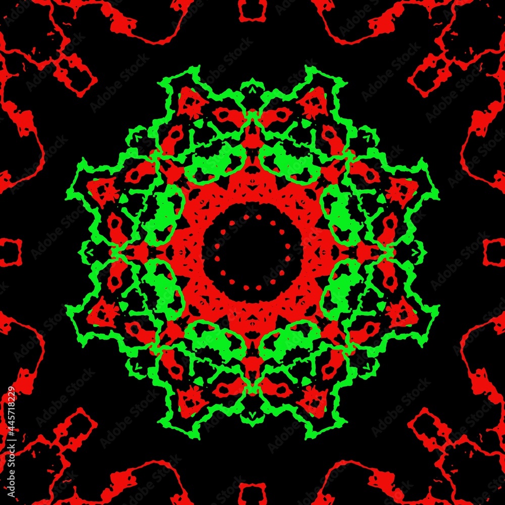 Colourful floral pattern illustration design. Colourful floral pattern illustration design.