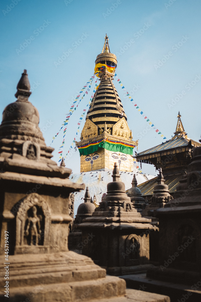Swayambhunath Stupa (Monkey Temple) in Kathmandu, Nepal