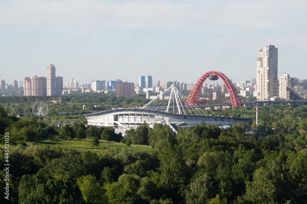 Fototapeta premium moscow: city harbor bridge