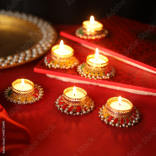 candles in the church Deepawali candle Diya light festival 