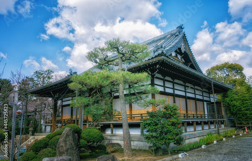京都、本満寺の本堂