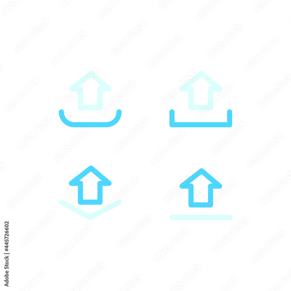Illustration Vector Graphic of Upload icon Illustration Vector Graphic of Upload icon