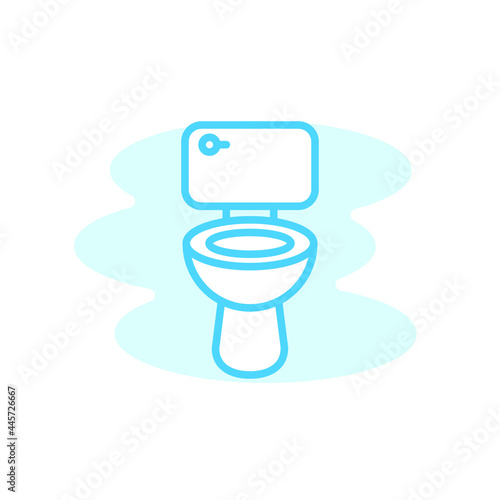 Illustration Vector Graphic of WC icon