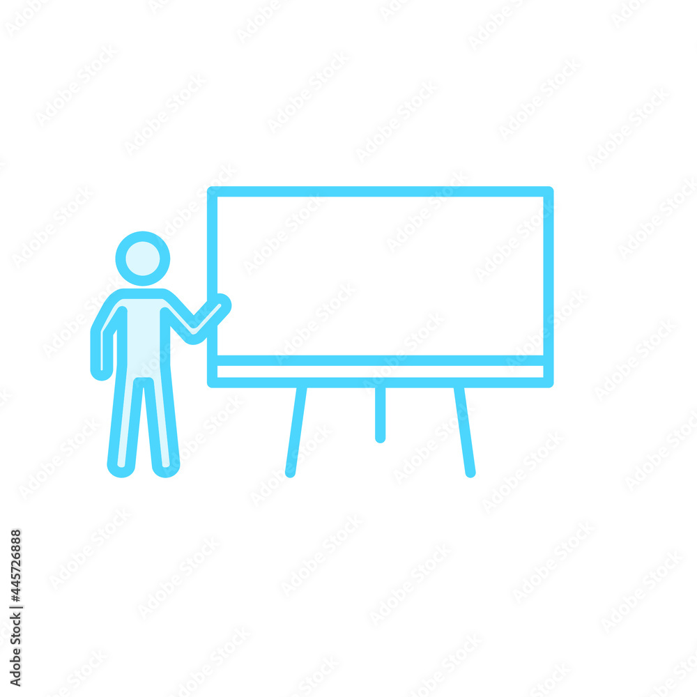 Illustration Vector Graphic of Whiteboard icon Illustration Vector Graphic of Whiteboard icon
