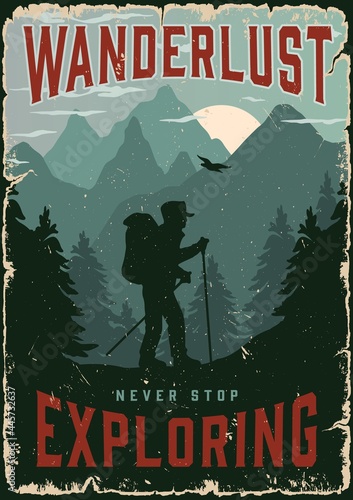 Adventure time vintage poster