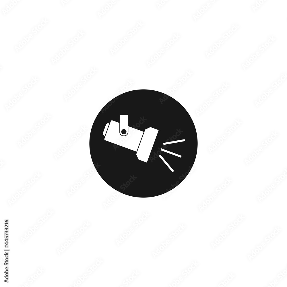 Spotlight Icon. Vector Illustration for mobile concept and web design. Spotlight Icon. Vector Illustration for mobile concept and web design.