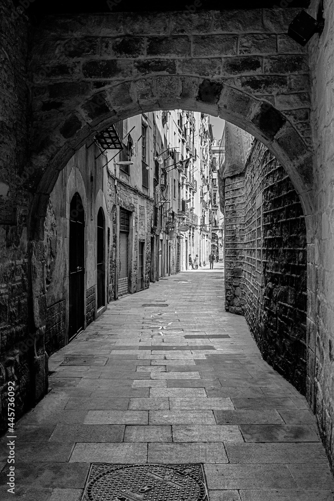 Fototapeta premium Barrio Gótico de Barcelona 