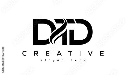 Letter DTD creative logo design vector	 photo