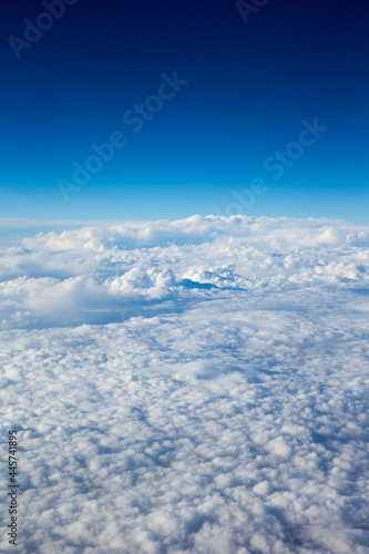 clouds in the blue sky