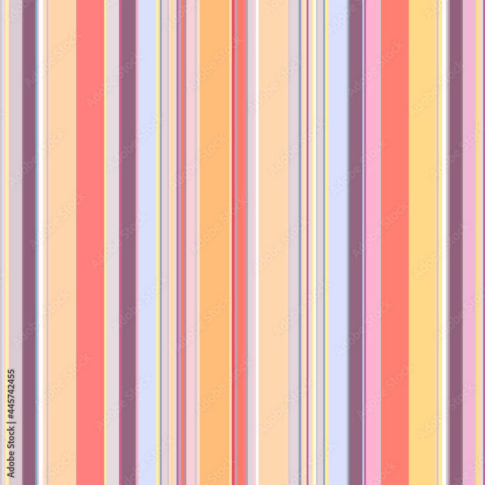 Seamless geometric pattern, bright colored vertical stripes. Great for decorating fabrics, textiles, gift wrapping design, any printed materials, advertising, or other design. Seamless geometric pattern, bright colored vertical stripes. Great for decorating fabrics, textiles, gift wrapping design, any printed materials, advertising, or other design.