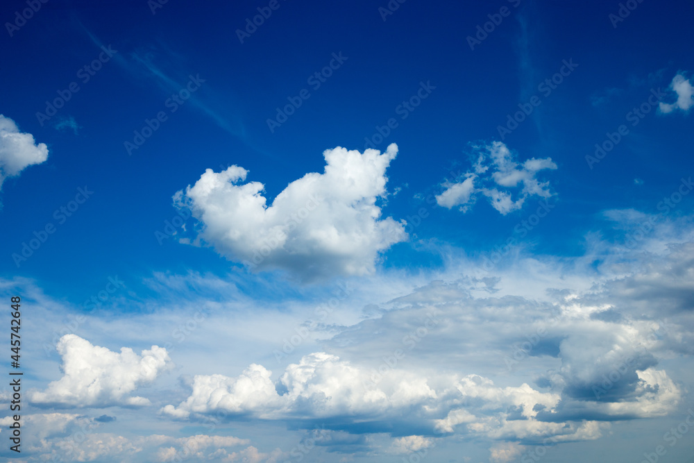 Blue sky background with a tiny clouds Blue sky background with a tiny clouds