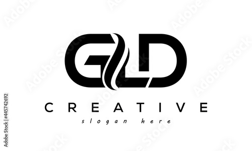 Letter GLD creative logo design vector	 photo