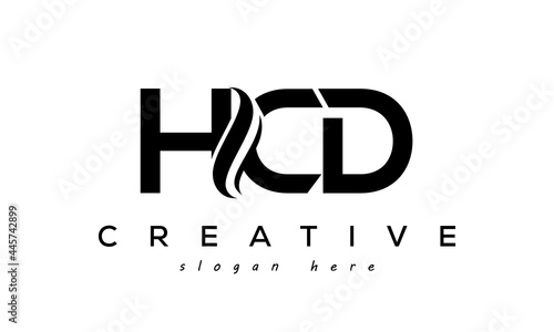 Letter HCD creative logo design vector	 photo