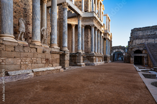 Roman Amphitheatre in Merida  Augusta Emerita in Extremadura  Spain