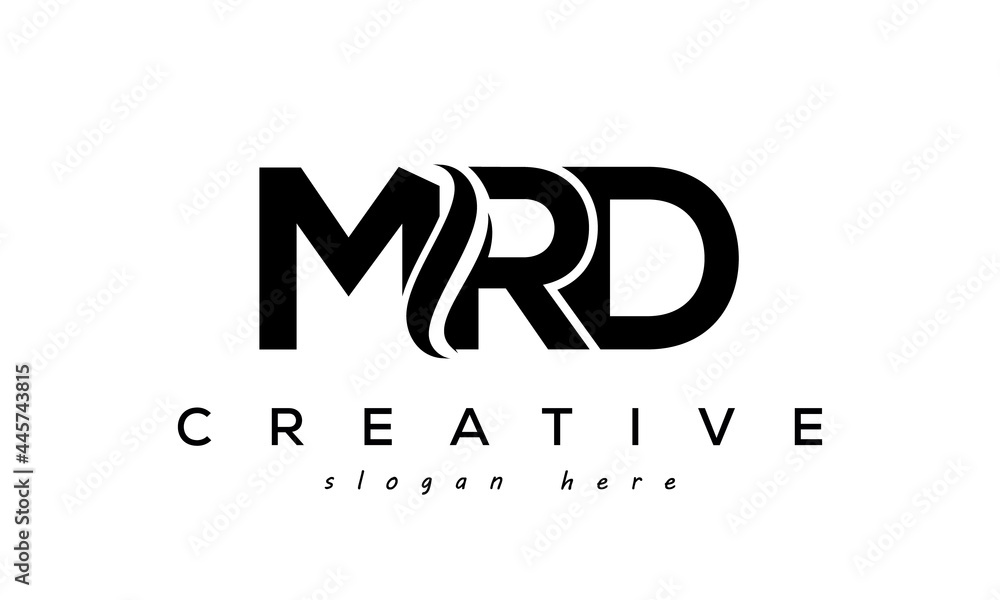 Letter MRD creative logo design vector Stock Vector | Adobe Stock