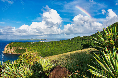 Chatham Bay on Union Island, Saint Vincent and the Grenadines, Lesser Antilles photo