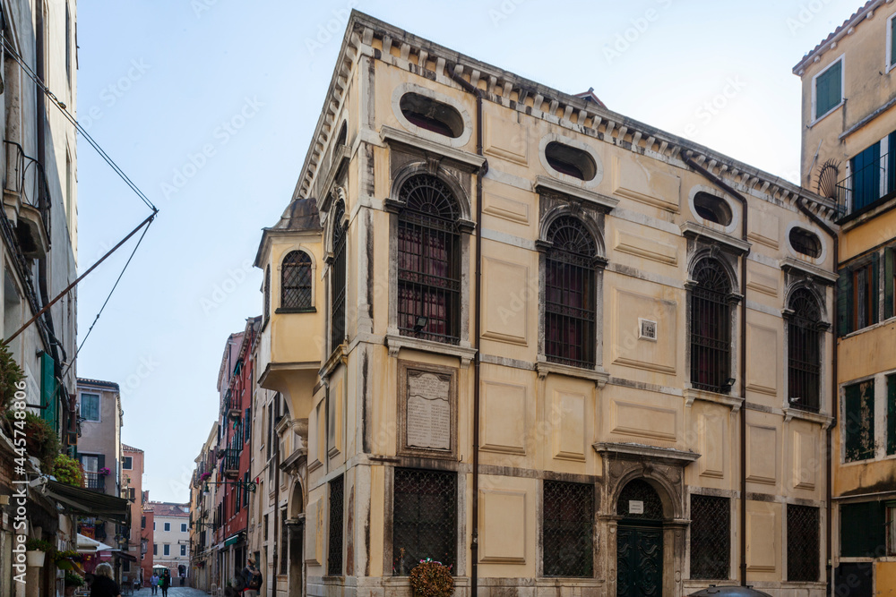 Venezia. Esterno della Sinagoga della Scola Spagnola