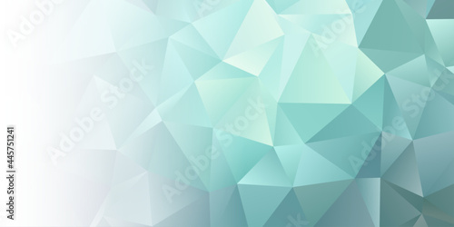 Low poly abstract banner design