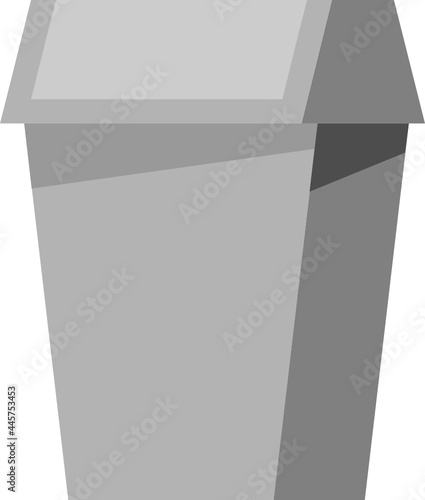 flat trashbin