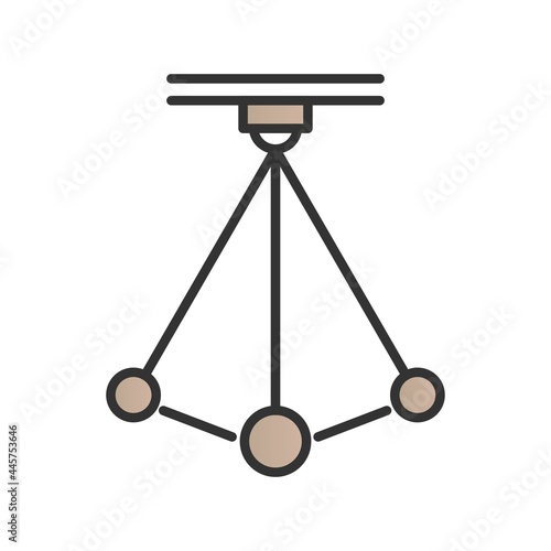 Pendulum Filled Gradient Vector Icon Design