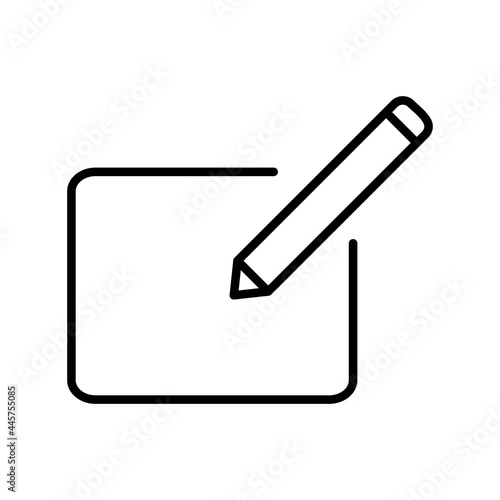 Edit Linear Vector Icon Design