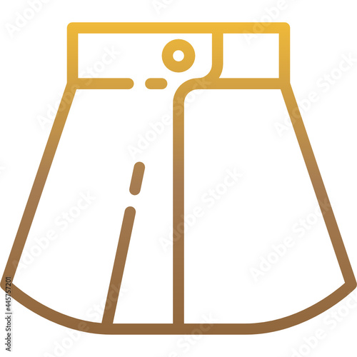 skirt gradient icon