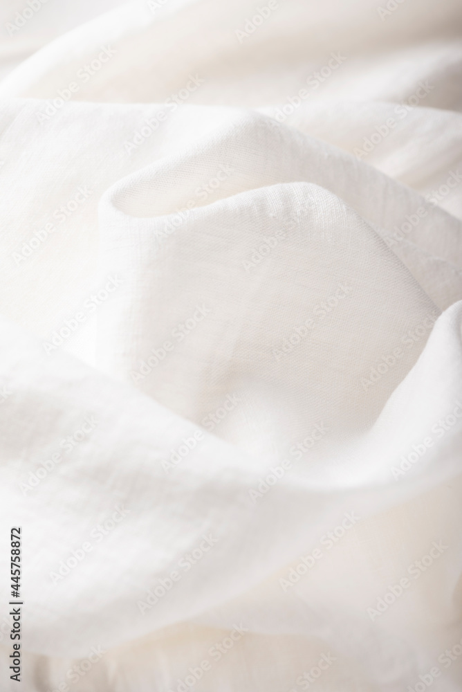 Linen fabric in natural white color Linen fabric in natural white color