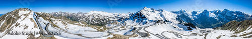 landscape at the Grossglockner Mountain in Austria