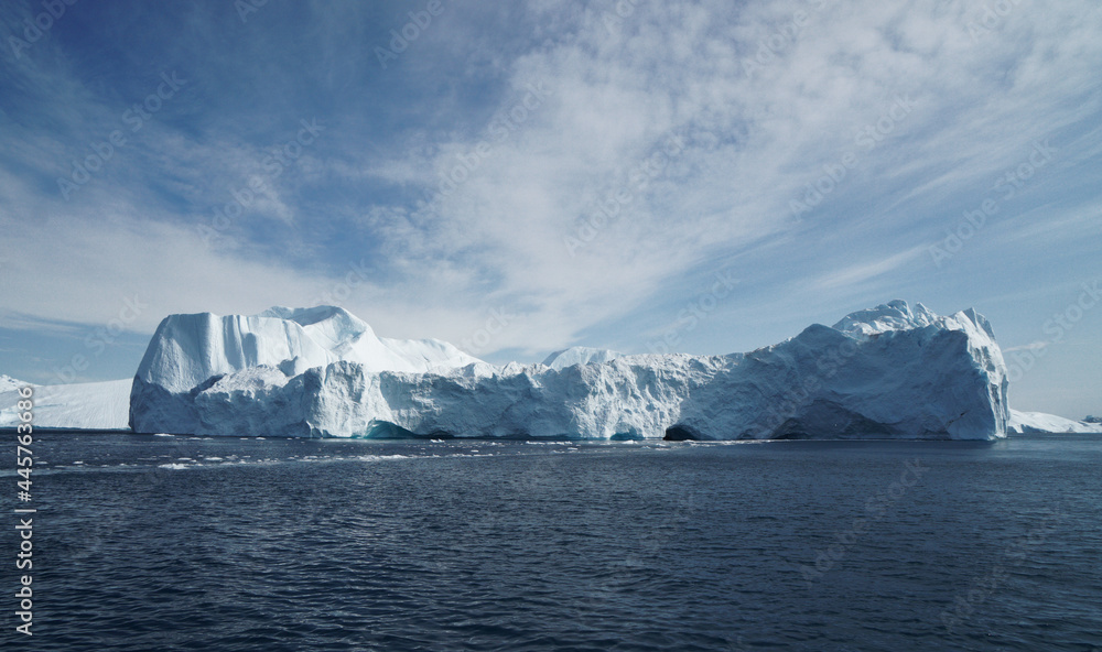iceberg in the sea, Ilulissat Icefjord, Illulissat, Greenland