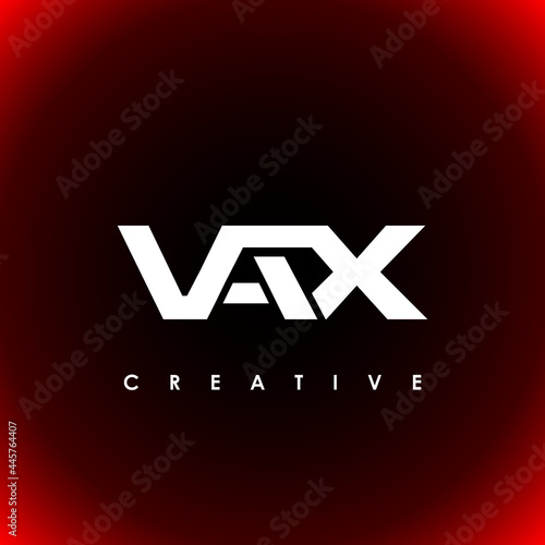 VAX Letter Initial Logo Design Template Vector Illustration