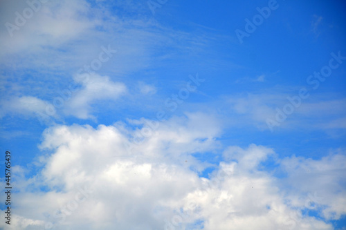 blue sky with clouds