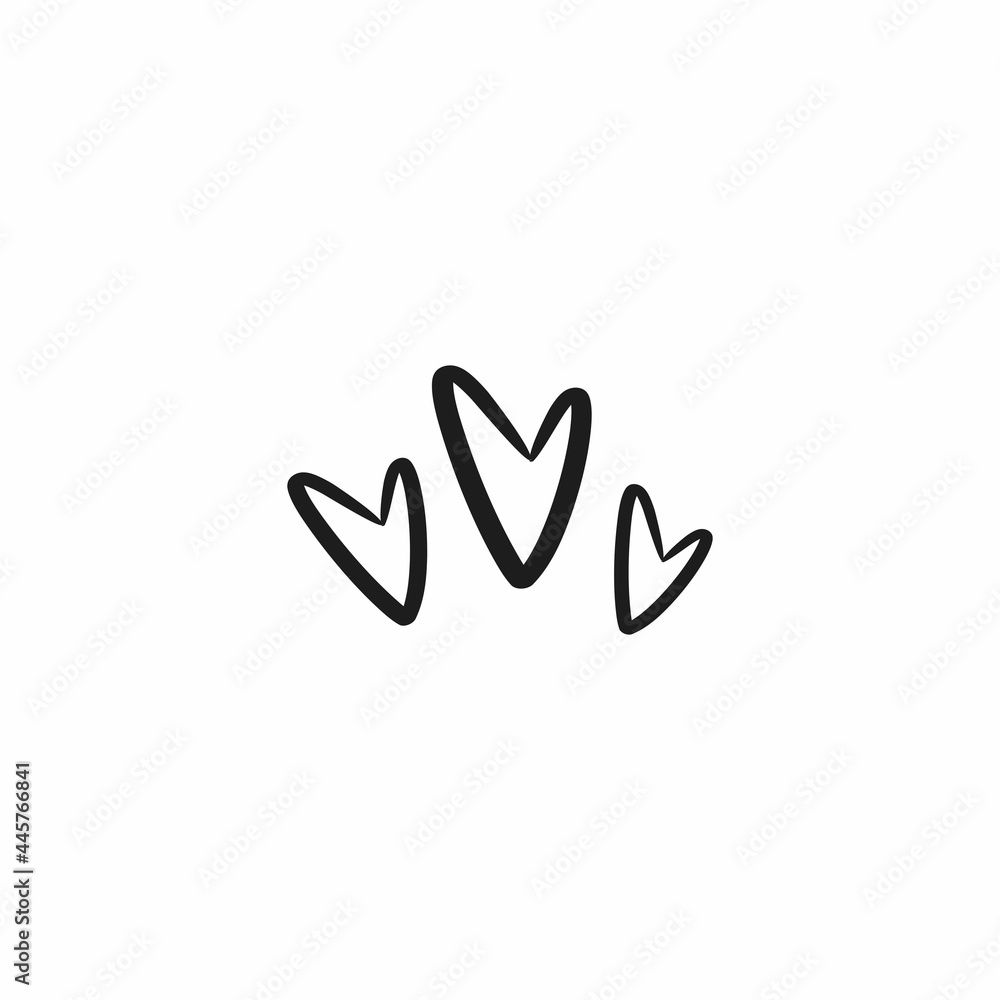 Vector heart pattern. Valentine's Day. Card for lovers. Vector heart pattern. Valentine's Day. Card for lovers.