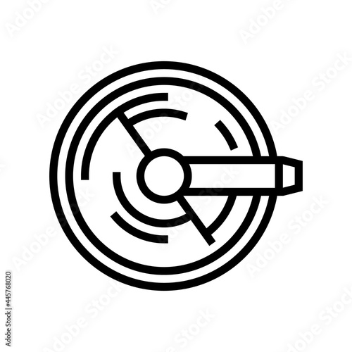 industrial water filtration process line icon vector. industrial water filtration process sign. isolated contour symbol black illustration
